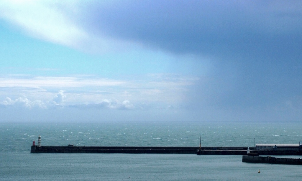 Dover harbour - blowing force six