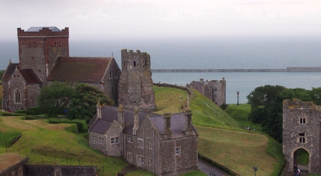 Dover Castle with Roman Pharos