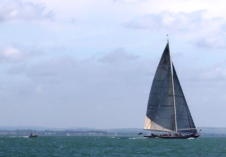 Velsheda - J Class yacht in the Solent